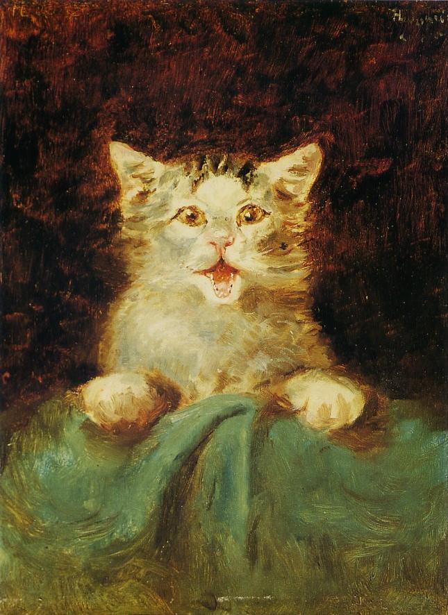 Henri Toulouse-Lautrec, Le Chat, 1882, collection privée