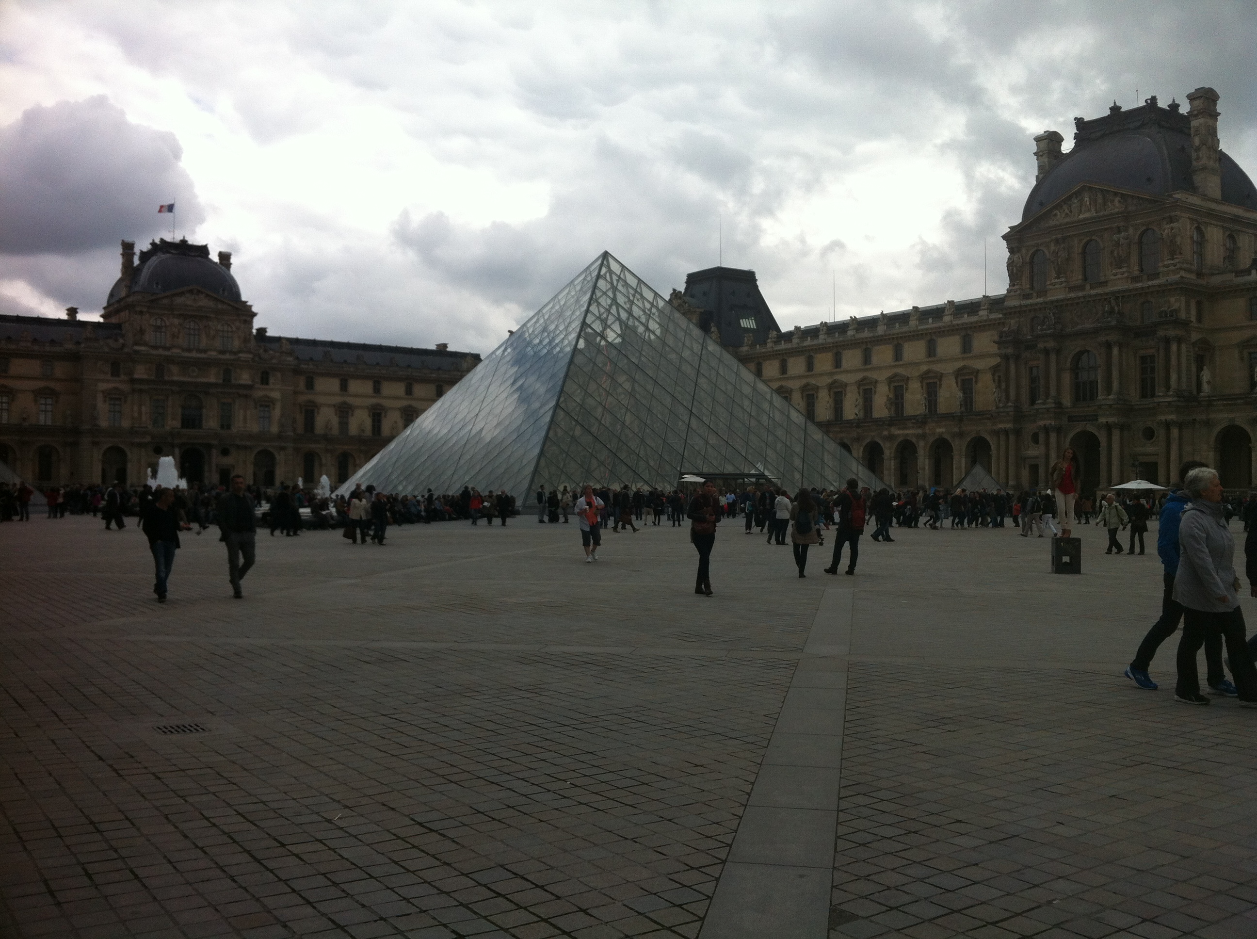 Le Louvre, le jour de la rentrée des vacances de Pâques