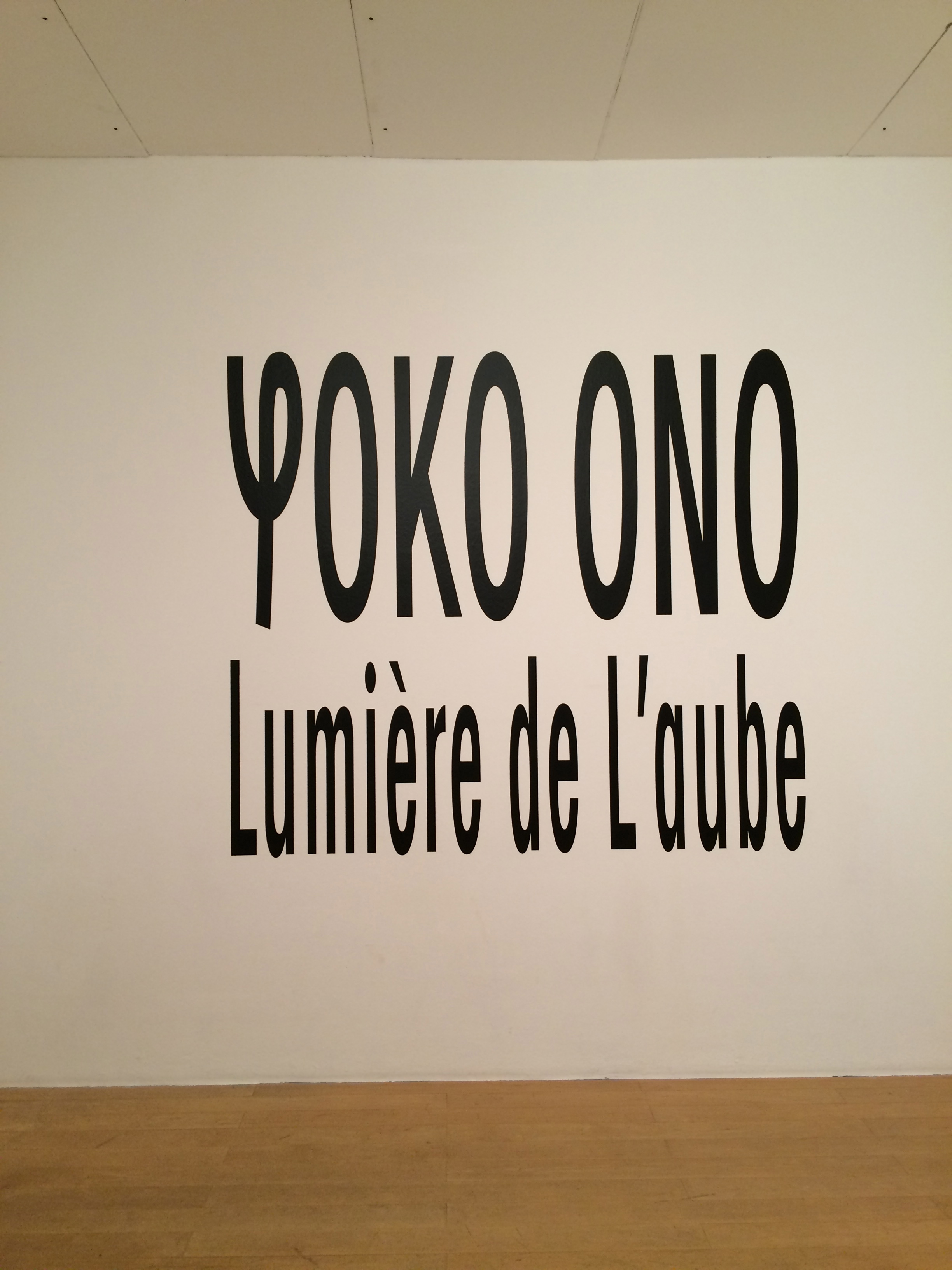 L'exposition devait s'intituler "Lumière" tout court, à l'origine, référence à l'œuvre phare de la rétrospective lyonnaise.