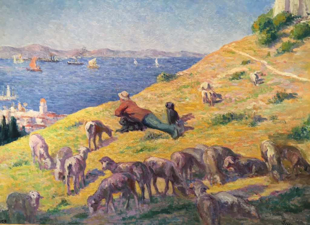 Maximilien Luce, Le Berger observant la mer, 1905-06