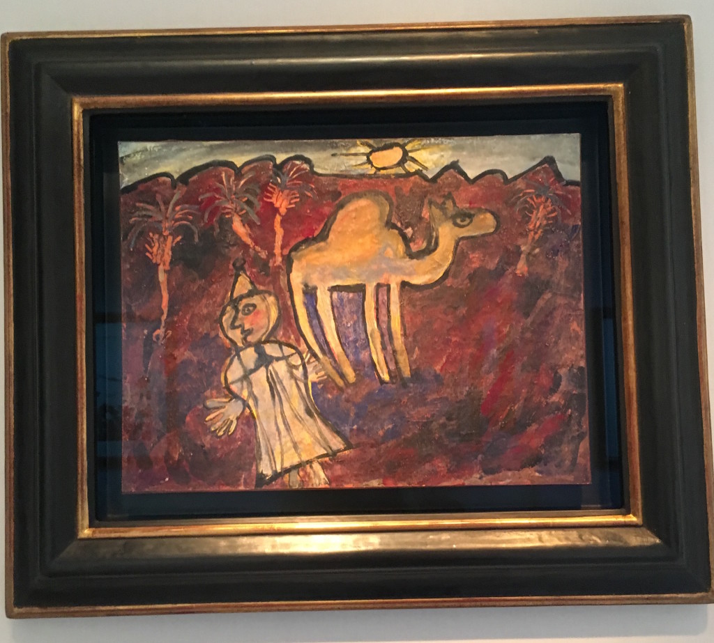 Jean Dubuffet, Bédouin et son chameau, 1947-48